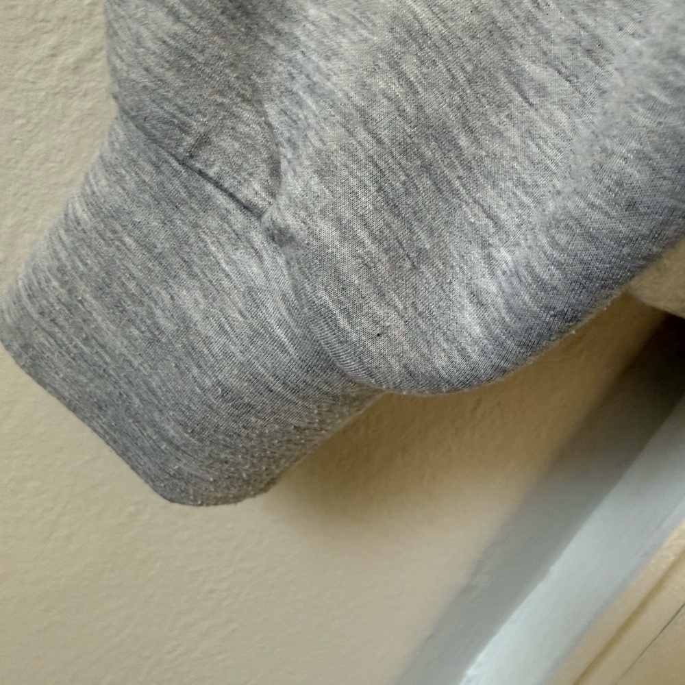 Old Navy Active Bounce Fleece Gray Quarter Zip Size Large - Picture 5 of 8
